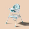 Chaise haute évolutive 5-en-1 kidilo-vert