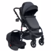 Poussette avec maxicosy noir gris Joell