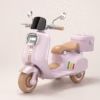 Moto Électrique Enfant Rose Maroc Vespa 12V — phare LED, effets sonores, coffre arrière, dès 3 ans | Bébé Prestige