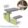 Table Pique-Nique Enfant Maroc Smoby Life — assises intégrées plastique recyclé | Bébé Prestige