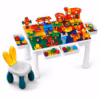 Table Blocs Construction Enfant Maroc 411 Pièces — table activités, chaise lapin, bacs rangement, dès 3 ans | Bébé Prestige