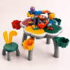 Table Jeu Blocs Animaux Enfant Maroc 152 Pièces — chaise lapin, toboggans, parcours, bacs rangement | Bébé Prestige