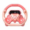 Volant Éducatif Musical Bébé Maroc 360° Rose — sons, lumières, ventouses poussette chaise haute | Bébé Prestige