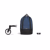 Sac poussette yoyo bébé Maroc bleu marine avec roue de support
