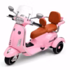 Vespa électrique enfant Maroc double moteur 2 places